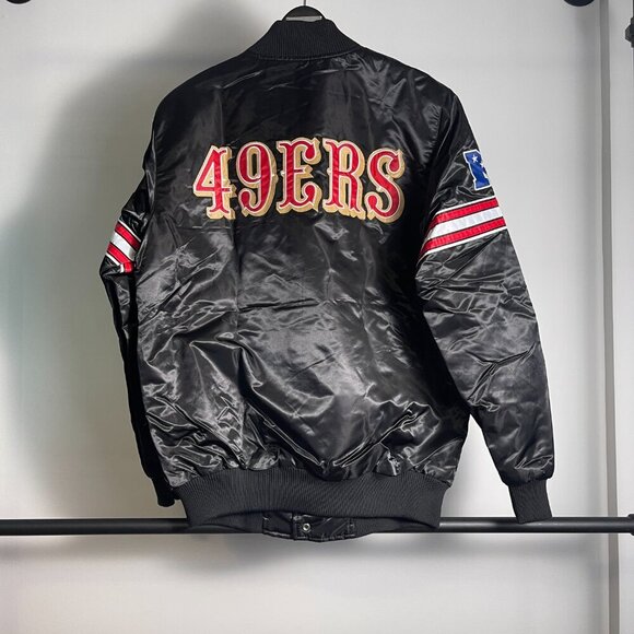 Starter San Francisco 49ers satin jacket size M - Picture 2 of 3